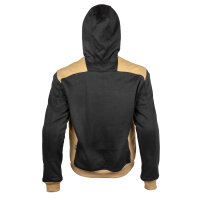 Hoodie GRIZZLY, schwarz-beige, 3XL