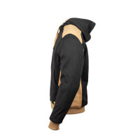 Hoodie GRIZZLY, schwarz-beige, 3XL