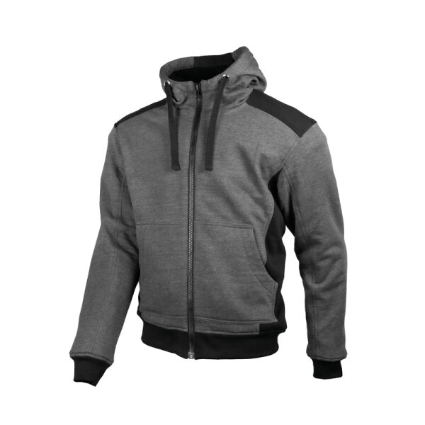 Hoodie GRIZZLY, anthrazit-schwarz, L / BLACK WEEKS