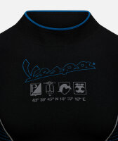 VESPA DEC SEAMLESS TEE JET BLACK