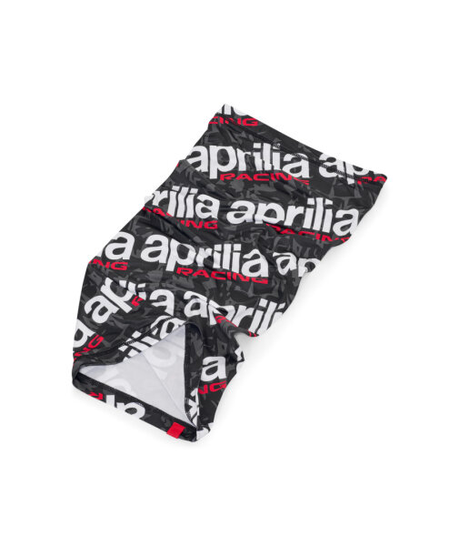 NECK TUBE - APRILIA RACING  schwarz/ rot/ weiß 90 cm