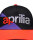 APRILIA RACING CAP schwarz/ neon-rot/ violett Einheitsgröße