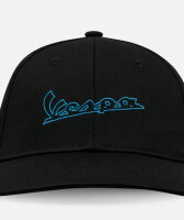 VESPA DEC BASEBALL CAP JET BLACK schwarz Einheitsgröße