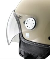 VESPA VISOR 4.0 DEMI-JET HELMET BEIGE