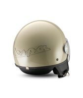 VESPA VISOR 4.0 DEMI-JET HELMET BEIGE