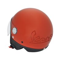 VESPA VISOR 4.0 DEMI-JET HELMET ORANGE