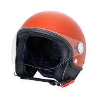 VESPA VISOR 4.0 DEMI-JET HELMET ORANGE