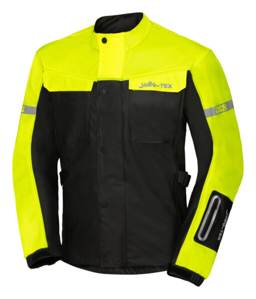 Regenjacke Saint 2.0 schwarz-fluogelb XL