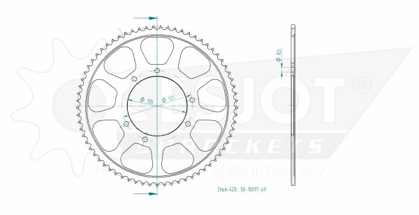 REGINA Kit Aprilia RX 125 2018-