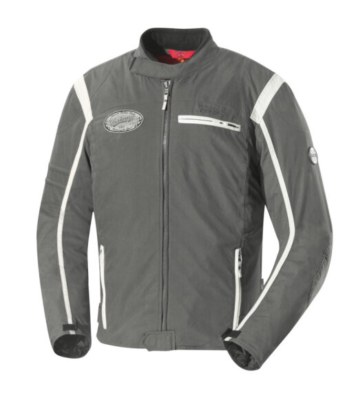 Jacke Ridley grau-braun L