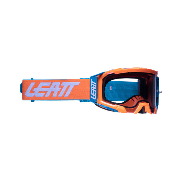 Brille Velocity 5.5 Neon Orange - Hell Grau 58%