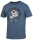 T-Shirt On Two Wheels blau-weiss XL