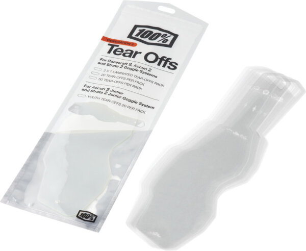 RC2/AC2/ST2 Standard Tear-Offs 20 PK