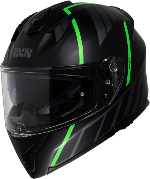 Integralhelm iXS217 2.0 matt schwarz-grün fluo XS