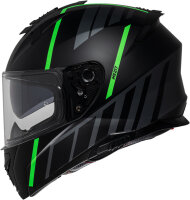 Integralhelm iXS217 2.0 matt schwarz-grün fluo XS