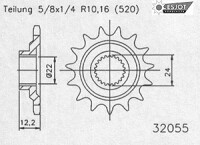 REGINA Kit Aprilia RS 125 Replica 93-99