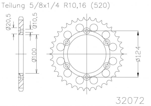 ESJOT Kettenrad 37 Z