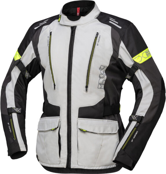 Tour Jacke Lorin-ST grau-schwarz-gelb neon 5XL